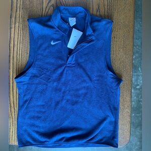 NEW - Nike Navy Blue Fleece Pullover Vest
